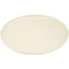 Lot de 4 assiettes plates beige