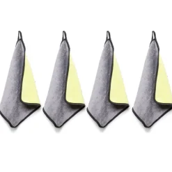 Lot de 4 chiffons nettoyant pour voiture 30x30cm