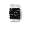 Lot de 5 chouchous scrunchies polyester satiné noir