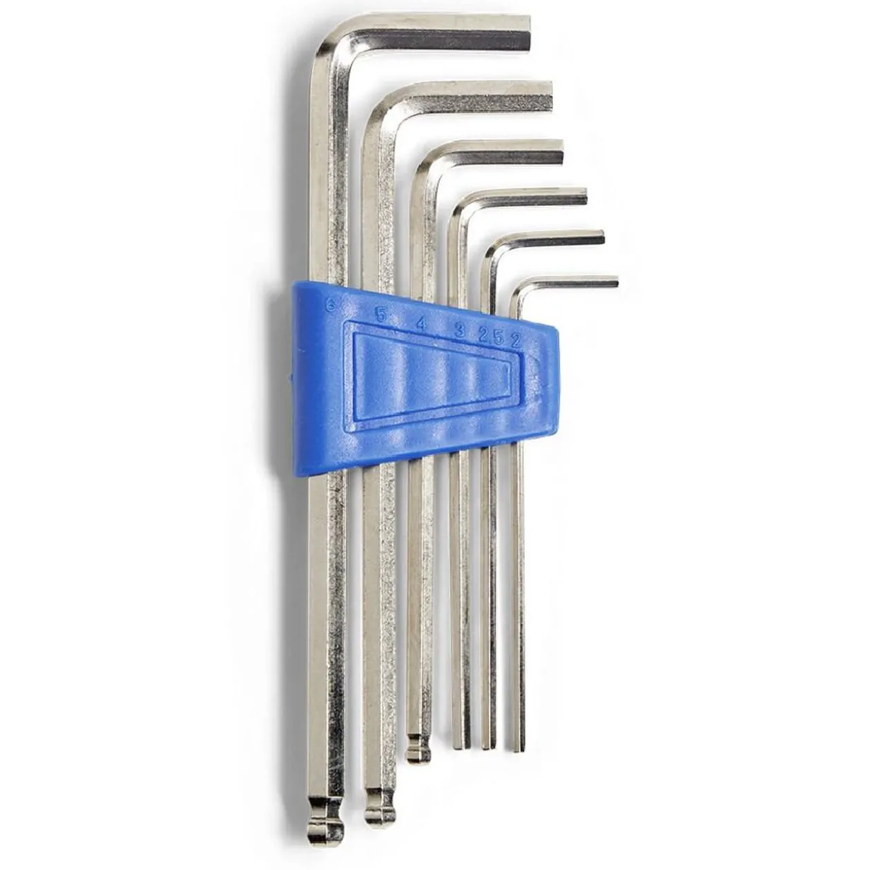 Lot de 6 clés à 6 pans acier