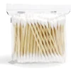 Lot de 100 coton-tiges en bambou et coton