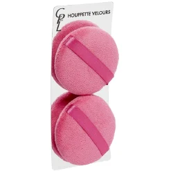 Lot de 2 houppettes à poudre en acrylique