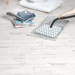 Lot de 2 housses vide air transparentes - Taille M