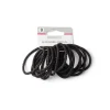 Lot de 15 élastiques à cheveux polyester noir et fil métallique multicolore