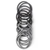Lot de 15 élastiques sans métal gris et noir