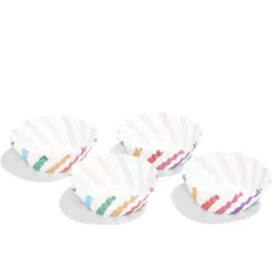 Lot de 80 moules à cake en papier sulfurisé Ø7cm