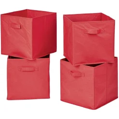 Lot de 4 panières de rangement