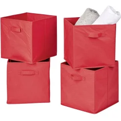 Lot de 4 panières de rangement