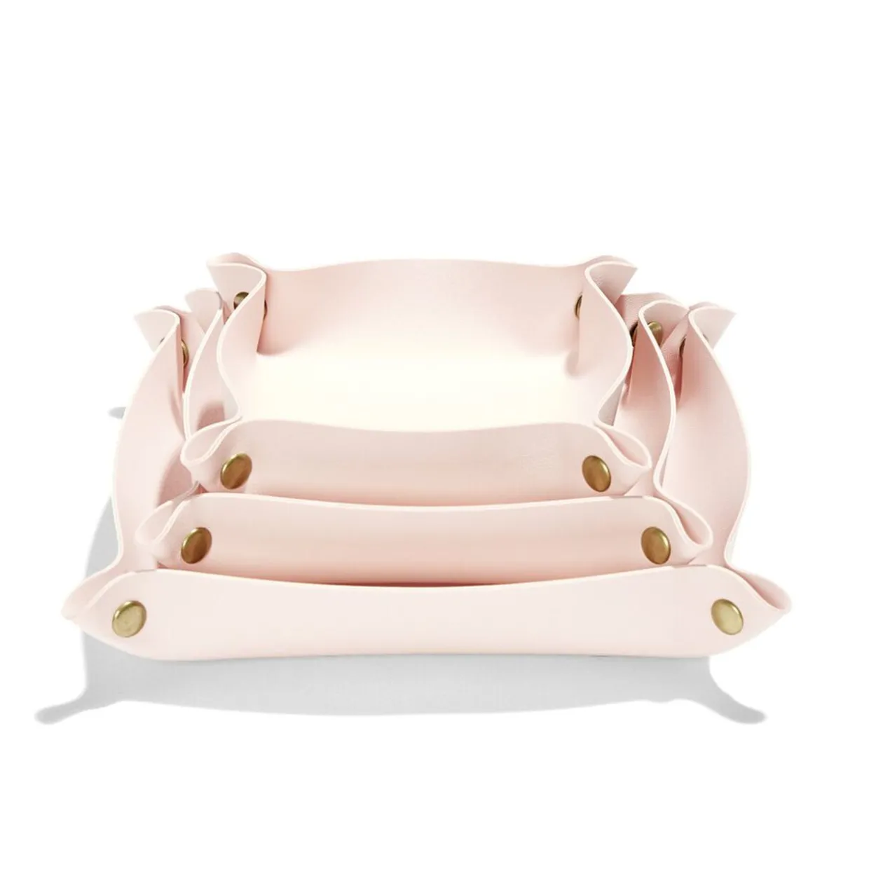 Lot de 3 panières de rangement 12/15/18cm - 3 coloris