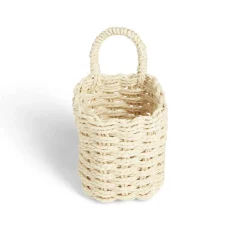 Lot de 3 panières tressées rangement salle de bain