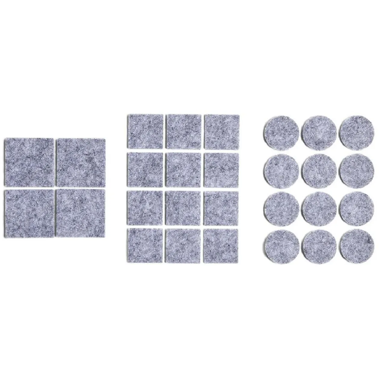 Lot de 28 patins adhésifs en feutrine