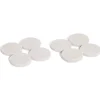 Lot de 8 patins en feutre adhésif ultra puissant beige - Ø28 mm