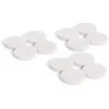 Lot de 12 patins en feutre adhésif ultra puissant beige - Ø25 mm