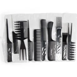 Lot de 10 peignes formes différentes