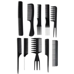 Lot de 10 peignes formes différentes