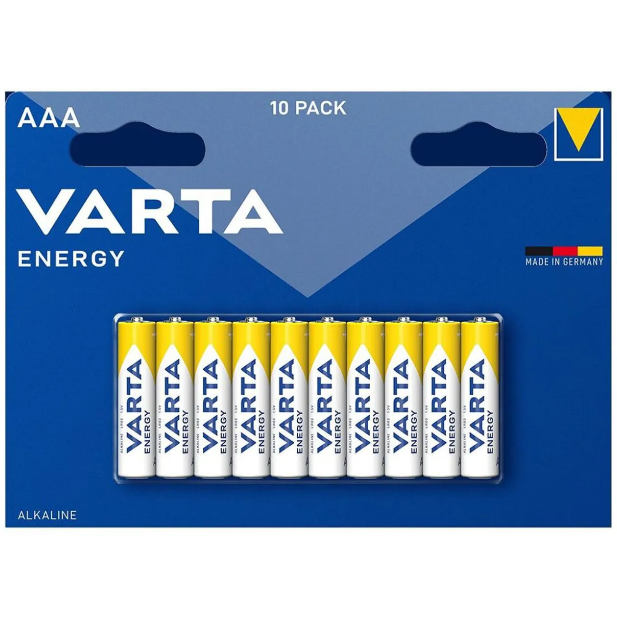 Lot de 10 piles LR03 AAA Varta Energy