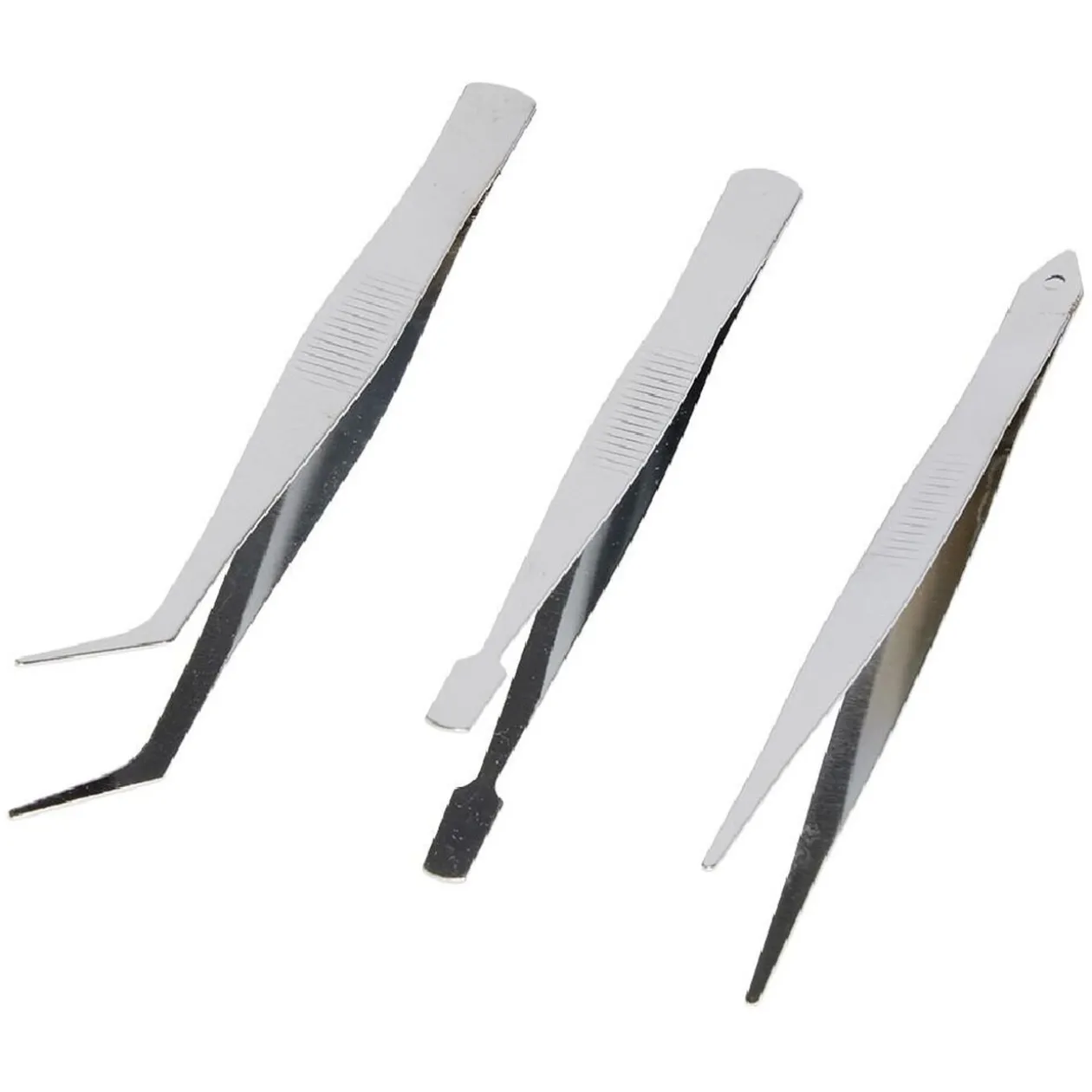 Lot de 3 pinces de précision en fer