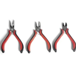 Lot de 3 pinces en acier