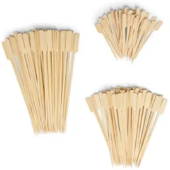 Lot de 150 piques d'apéritif en bambou