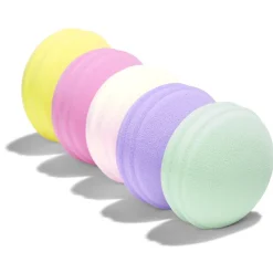 Lot de 5 éponges à maquillage forme macaron