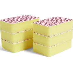 Lot de 6 éponges de bain exfoliantes