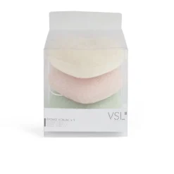 Lot de 3 éponges konjac coeur - 3 modèles