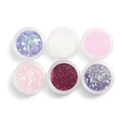 Lot de 6 pots de strass autocollants pour ongles