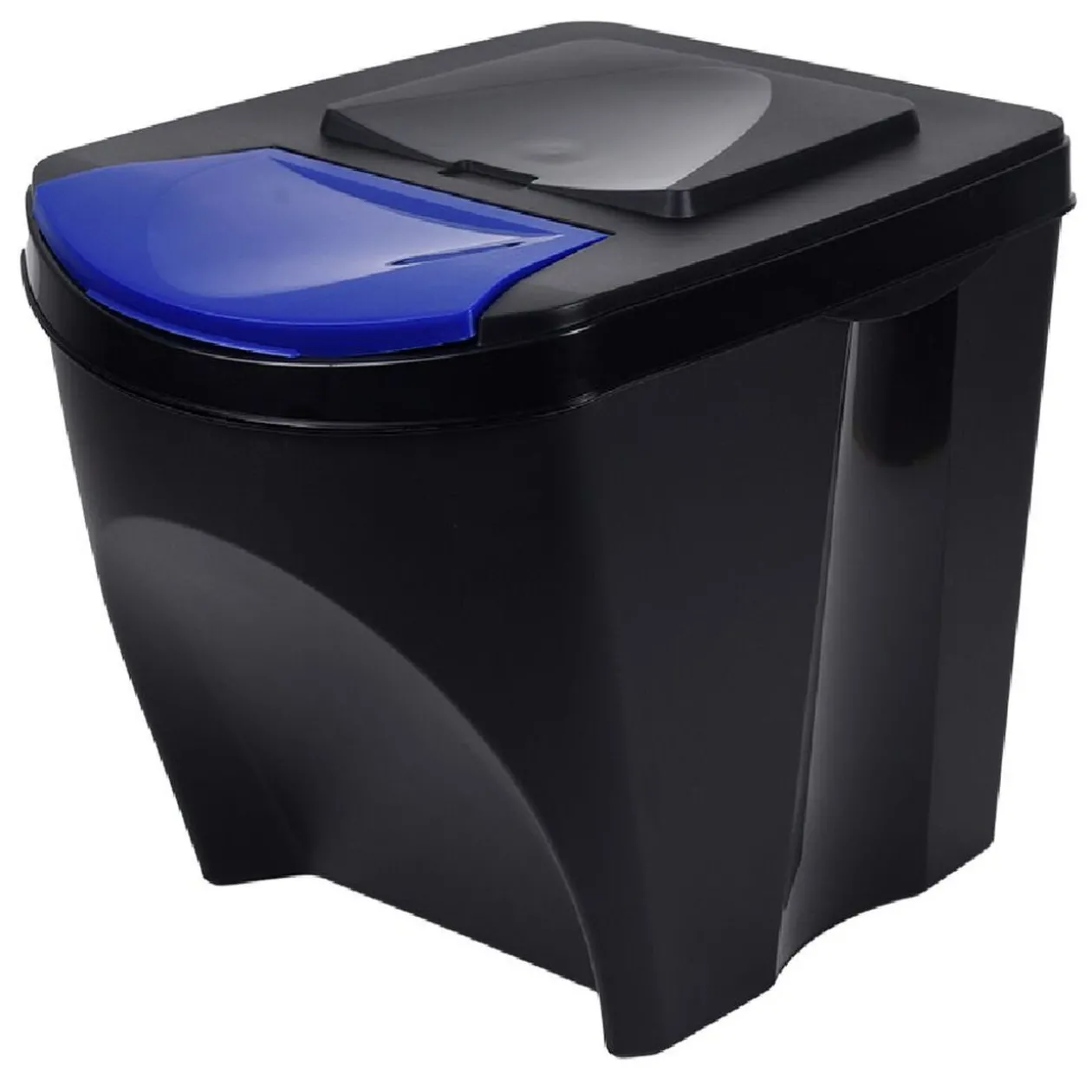Lot de 3 poubelles de tri 25L