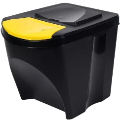 Lot de 3 poubelles de tri 25L