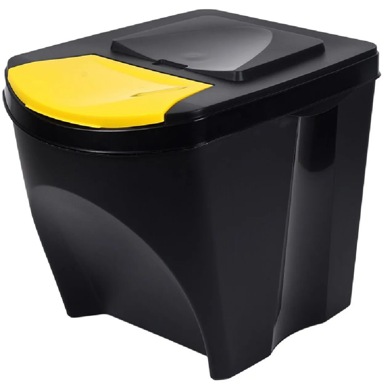 Lot de 3 poubelles de tri 25L