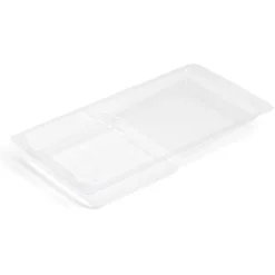 Lot de 3 protections pour bac à peinture en plastique transparent