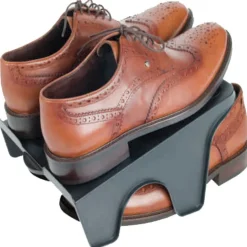 Lot de 2 rampes rangement pour chaussures Sun Day polypropylène noir