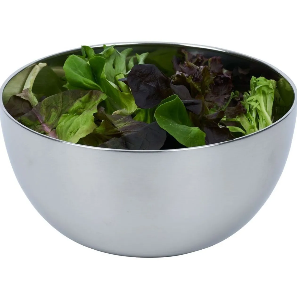 Lot de 3 saladiers en inox Ø18,7/23,6/28,5cm