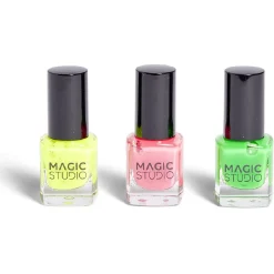 Lot de 3 vernis flash néon Magic Studio