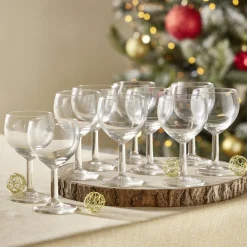 Lot de 10 verres à ballon transparents 19cl