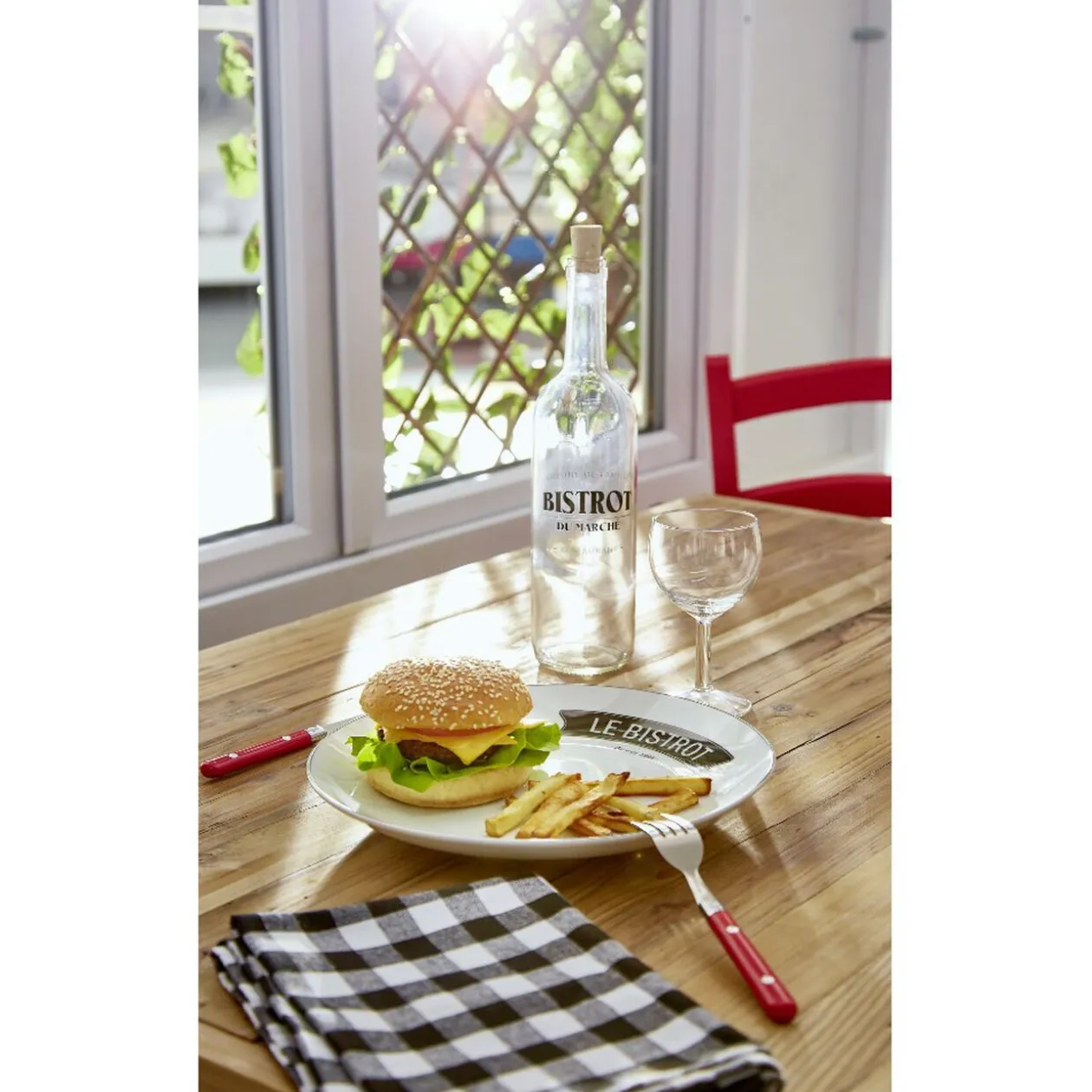 Lot de 10 verres à ballon transparents 19cl