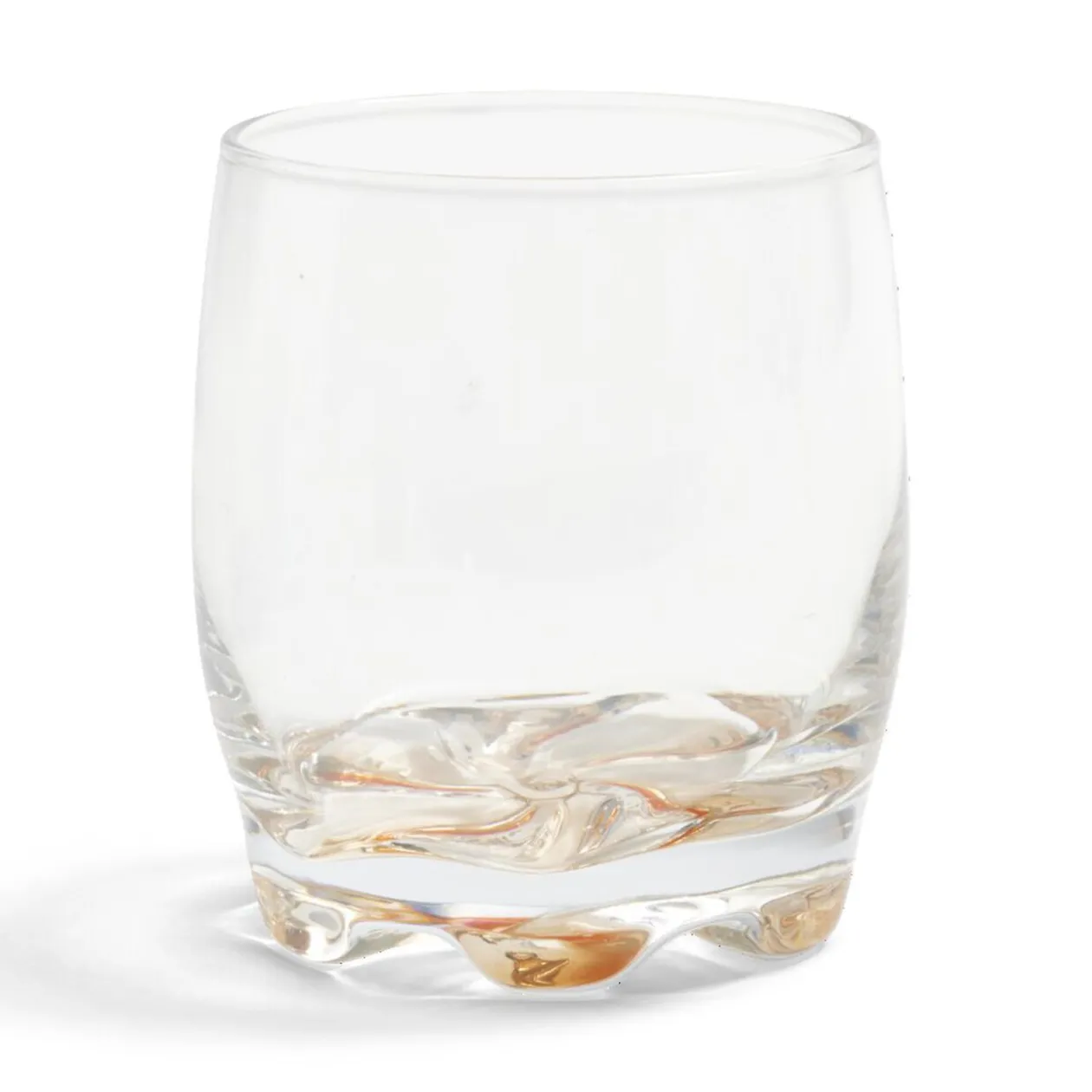 Lot de 3 verres 29cl en verre transparent fond coloré rose/violet/orange