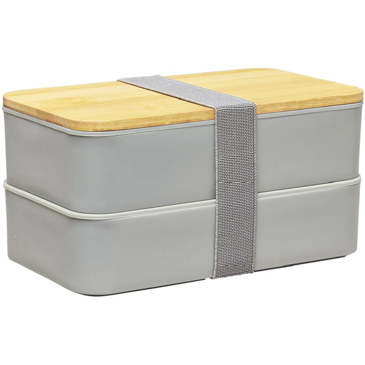 Lunch box couvercle bambou x2