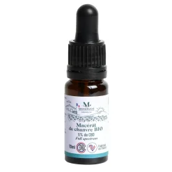 Macérât de chanvre Bio huileux 5% CBD Full Spectrum 10ml