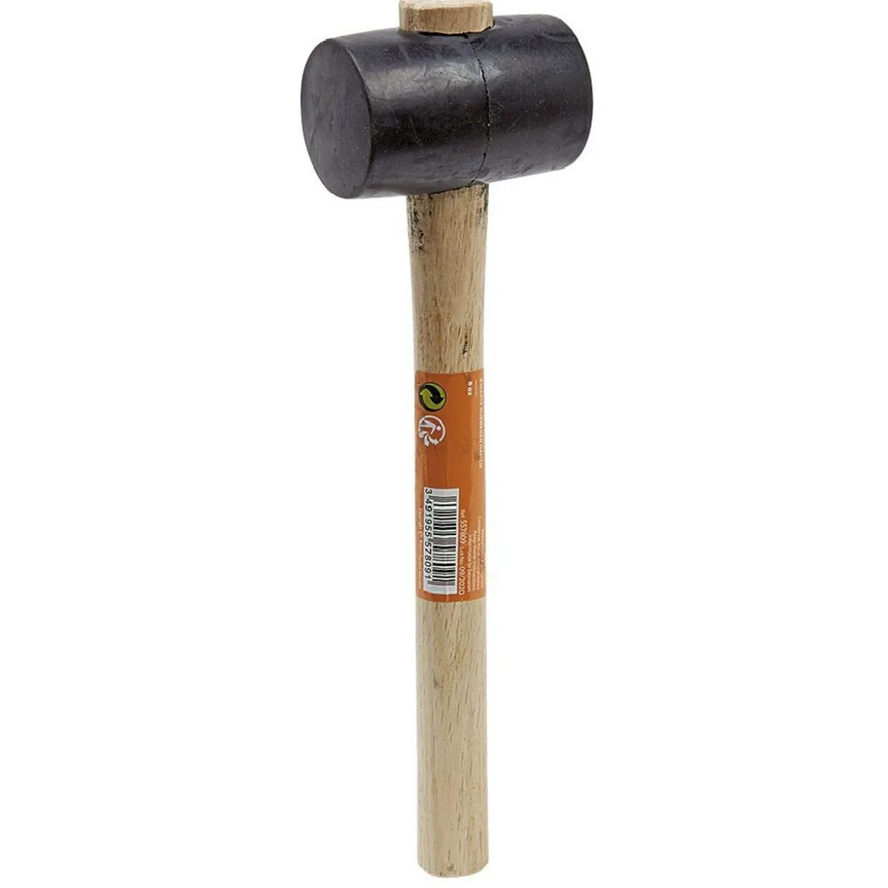 Maillet avec tête en caoutchouc