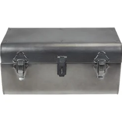 Malle de rangement métal esprit vintage