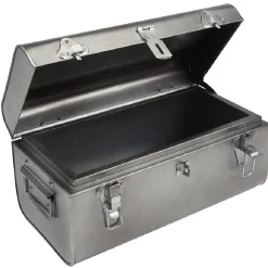 Malle de rangement métal esprit vintage