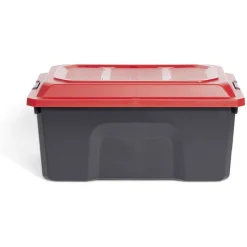 Malle de rangement 38,5x58xH34cm plastique x2