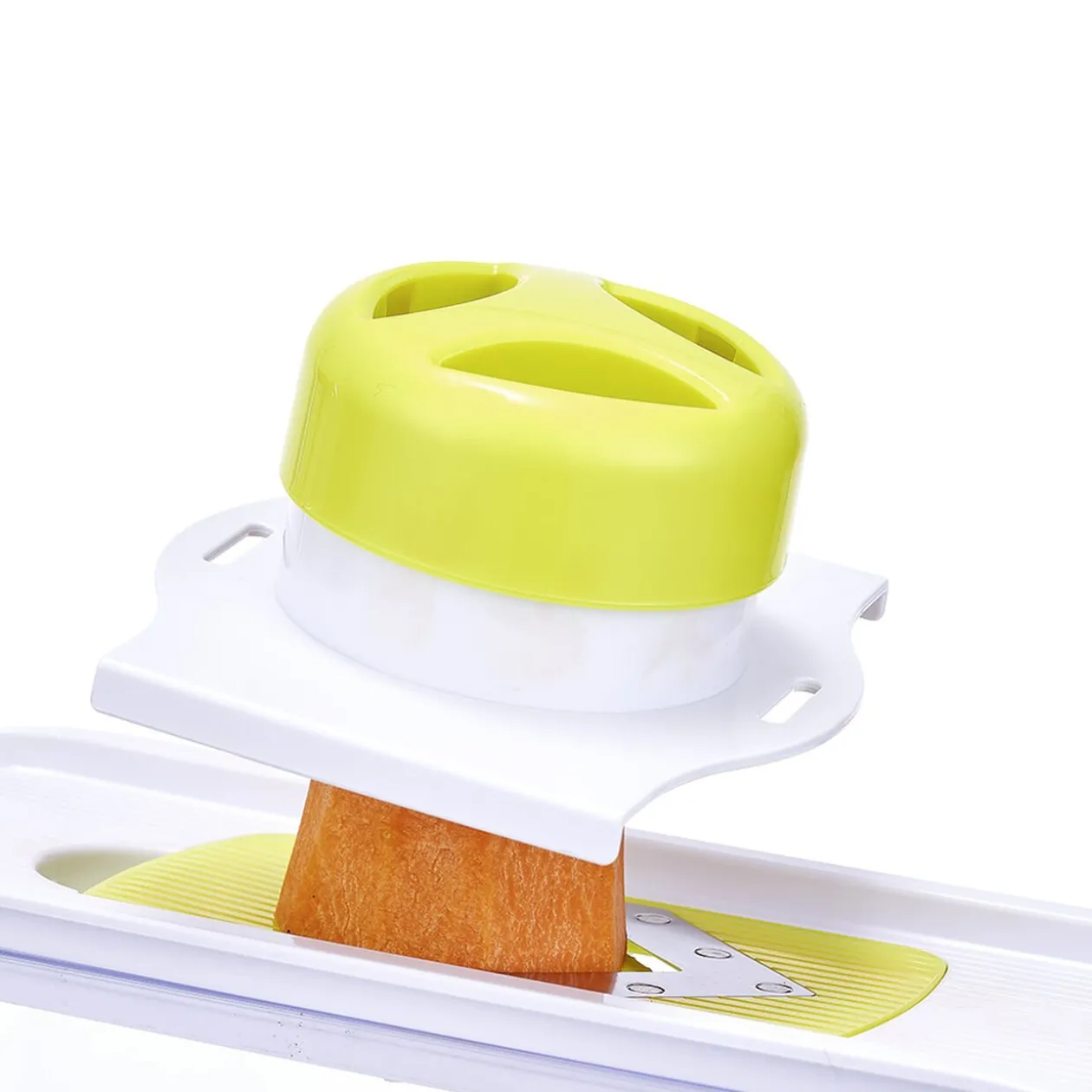 Mandoline découpe légumes avec bac récupérateur