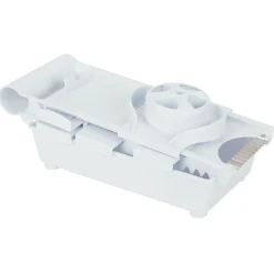 Mandoline multifonctions 5 en 1 en plastique et inox