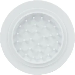 Mandoline multiusage 4 accessoires inox et plastique blanc