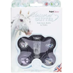 Maquillage gel pailletté visage et corps