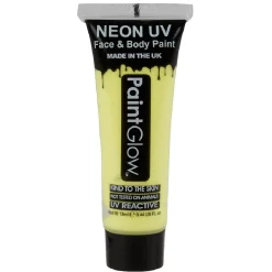 Maquillage neon UV jaune