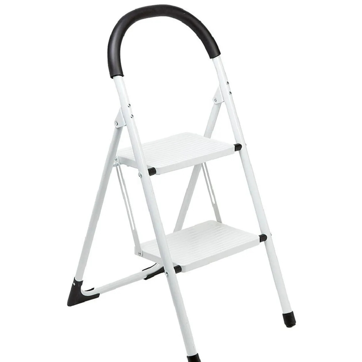 Marche pied gris et noir Profilex à 2 marches