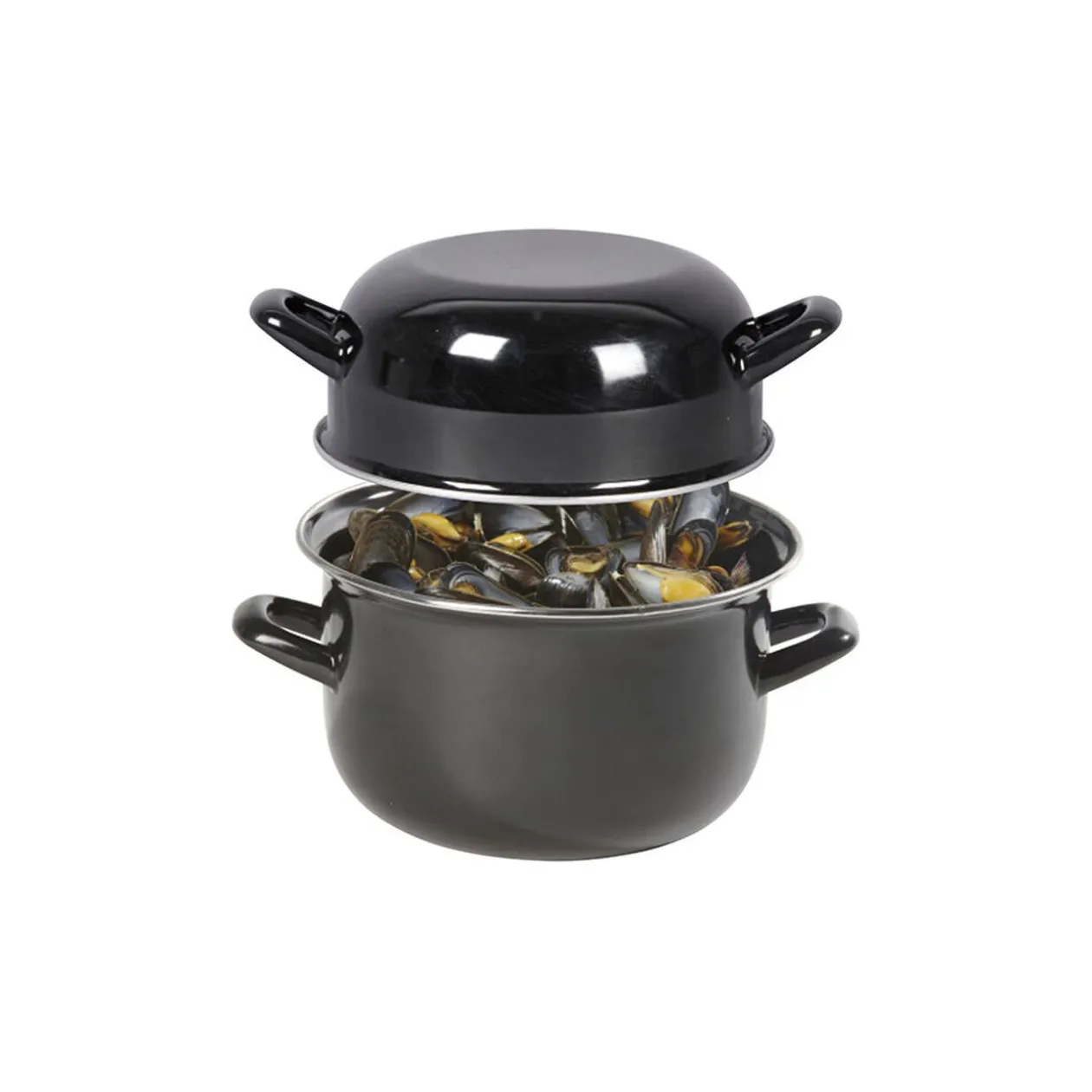 Marmite à moules 20 cm noire